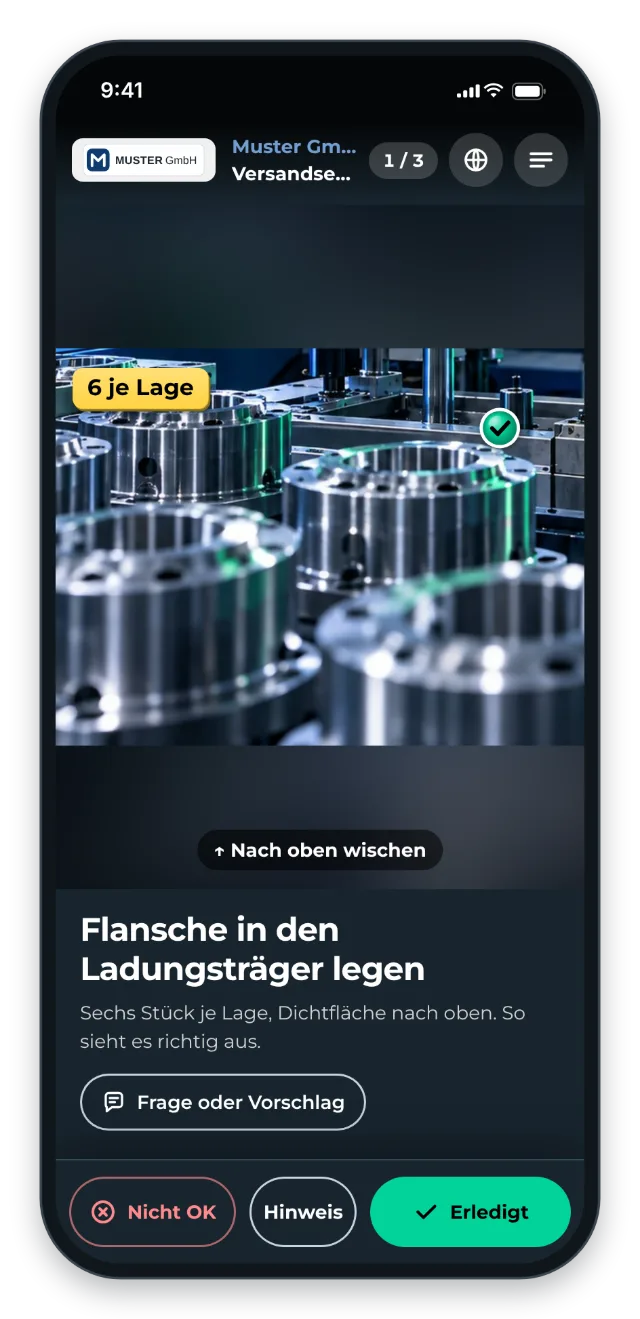 Vergleichsfoto am Handy: So sieht die Lage richtig aus